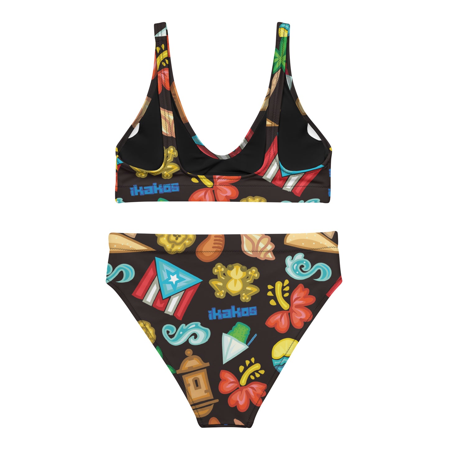 ikakos swimwear BORI RECYCLED HIGH-WAISTED BIKINI