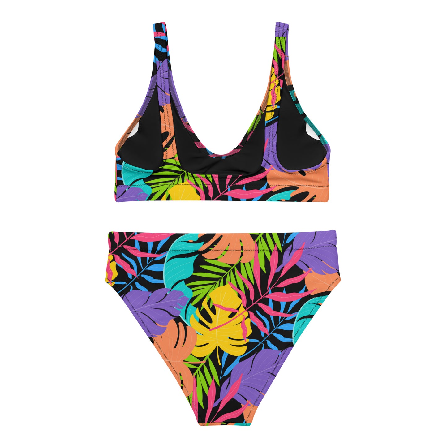 JUNGLY RECYCLED HIGH-WAISTED BIKINI
