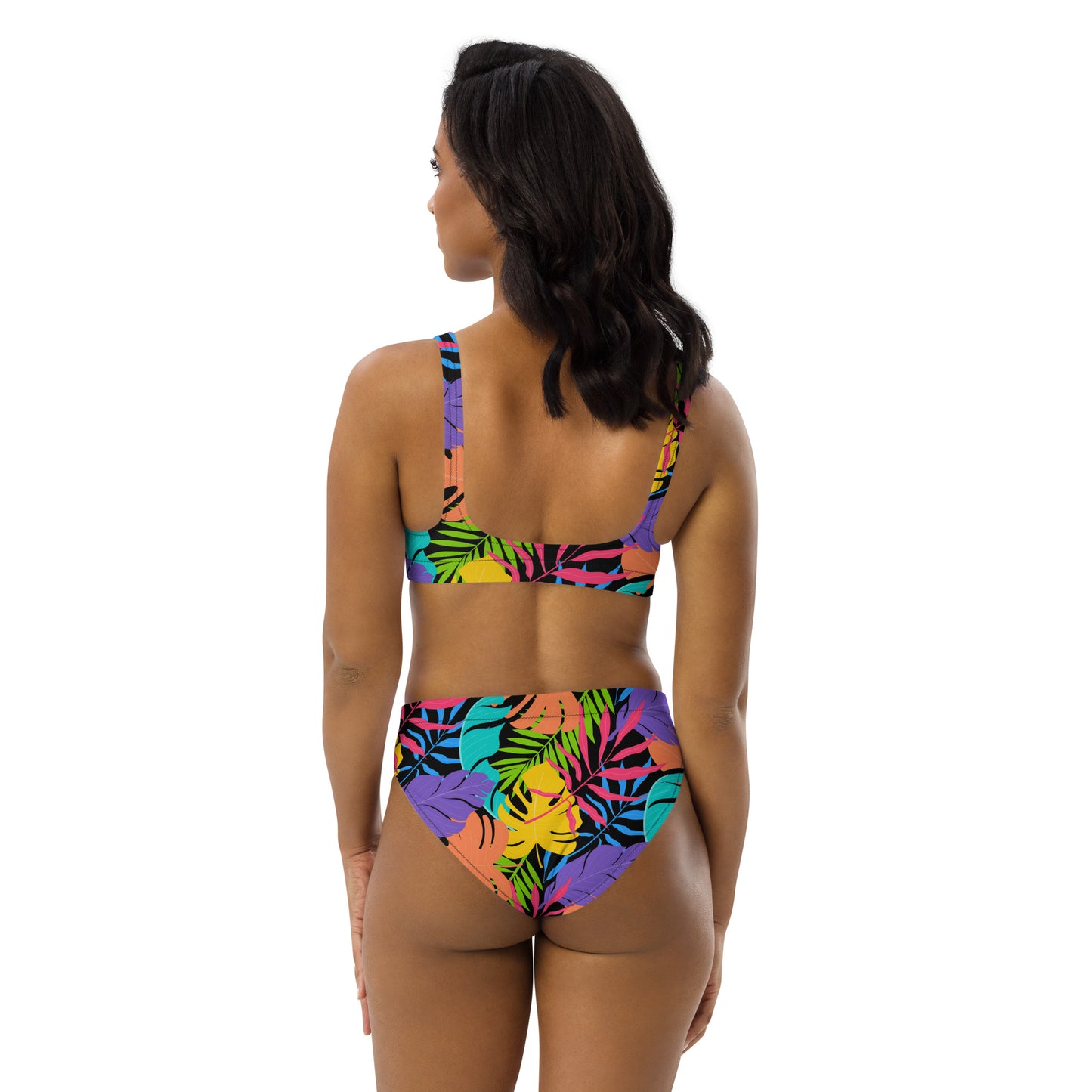 JUNGLY RECYCLED HIGH-WAISTED BIKINI
