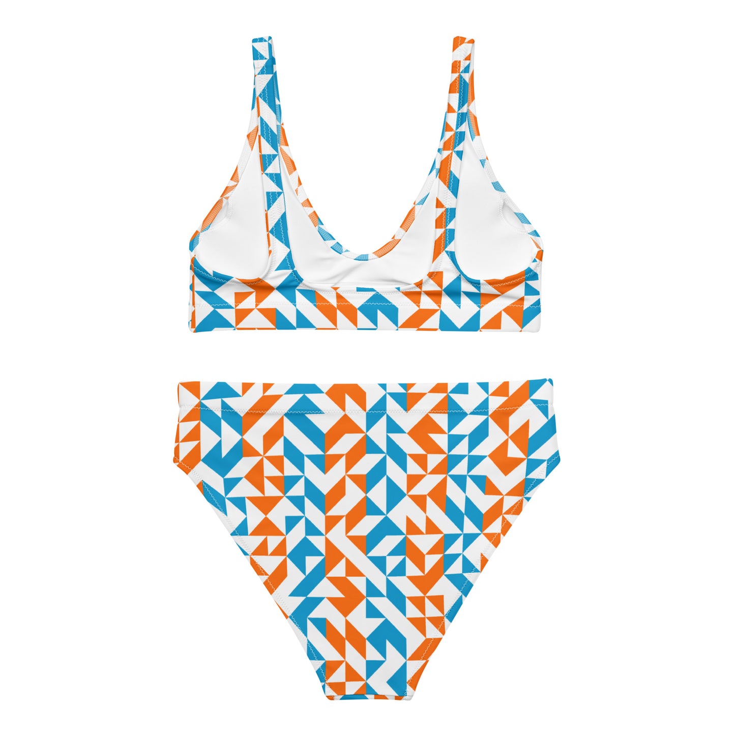 GEO RECYCLED HIGH-WAISTED BIKINI