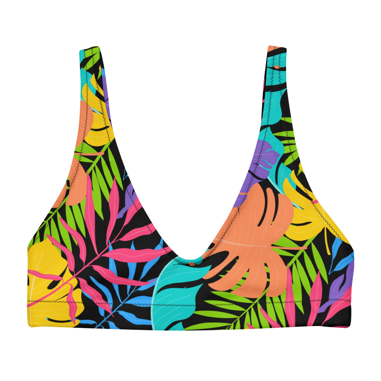 JUNGLY RECYCLED PADDED BIKINI TOP