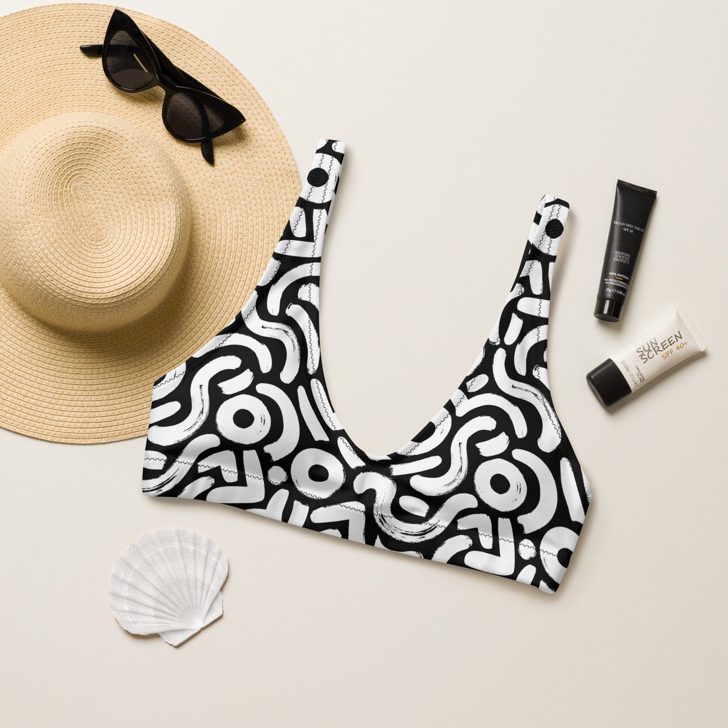 COSO RECYCLED PADDED BIKINI TOP