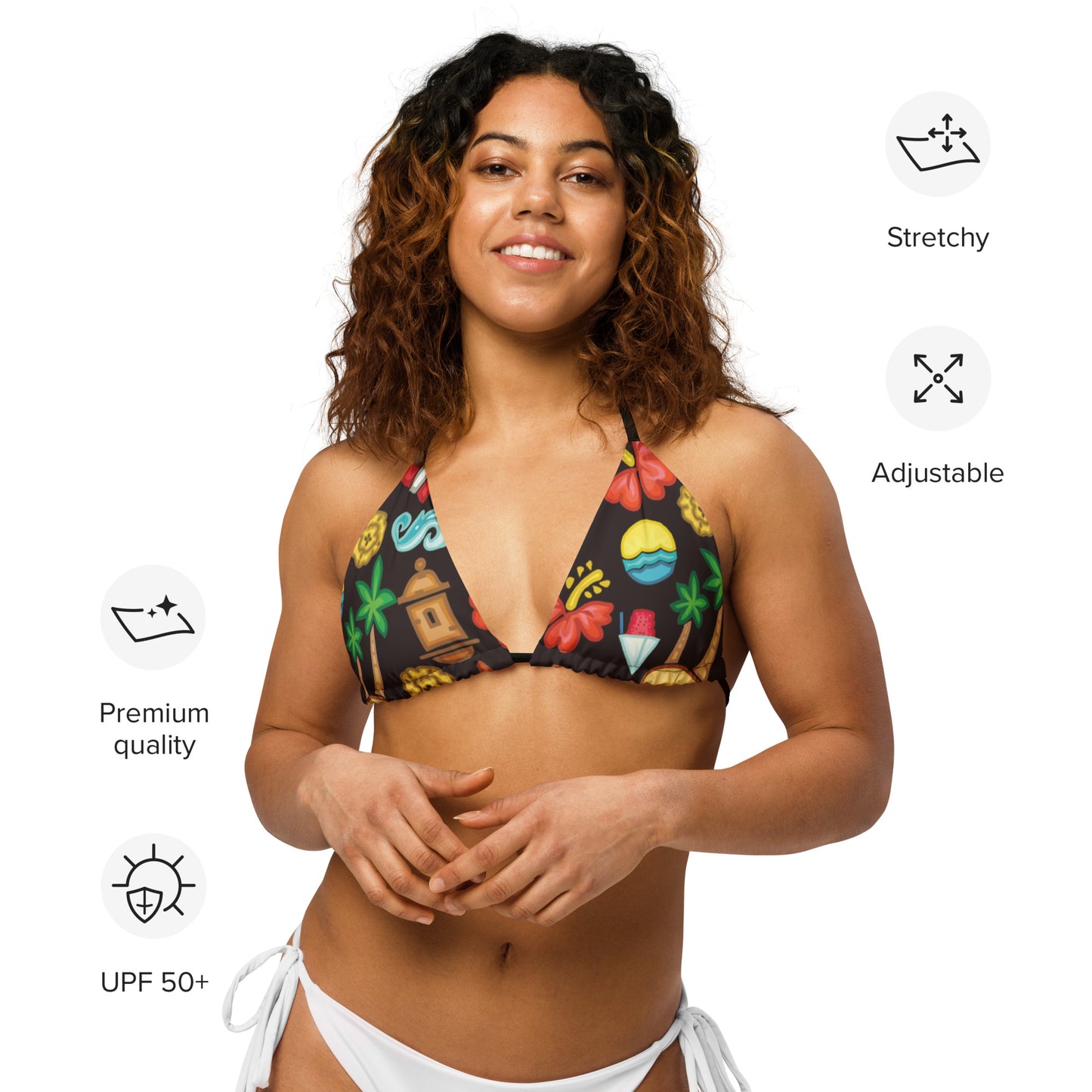 BORI RECYCLED STRING BIKINI TOP
