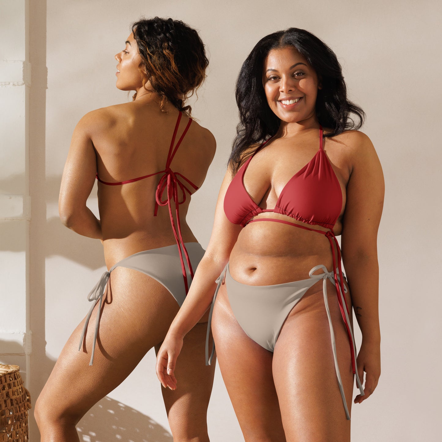 ROSSO RECYCLED STRING BIKINI TOP