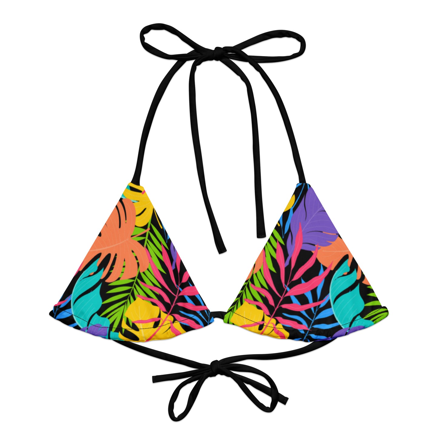 JUNGLY RECYCLED STRING BIKINI TOP