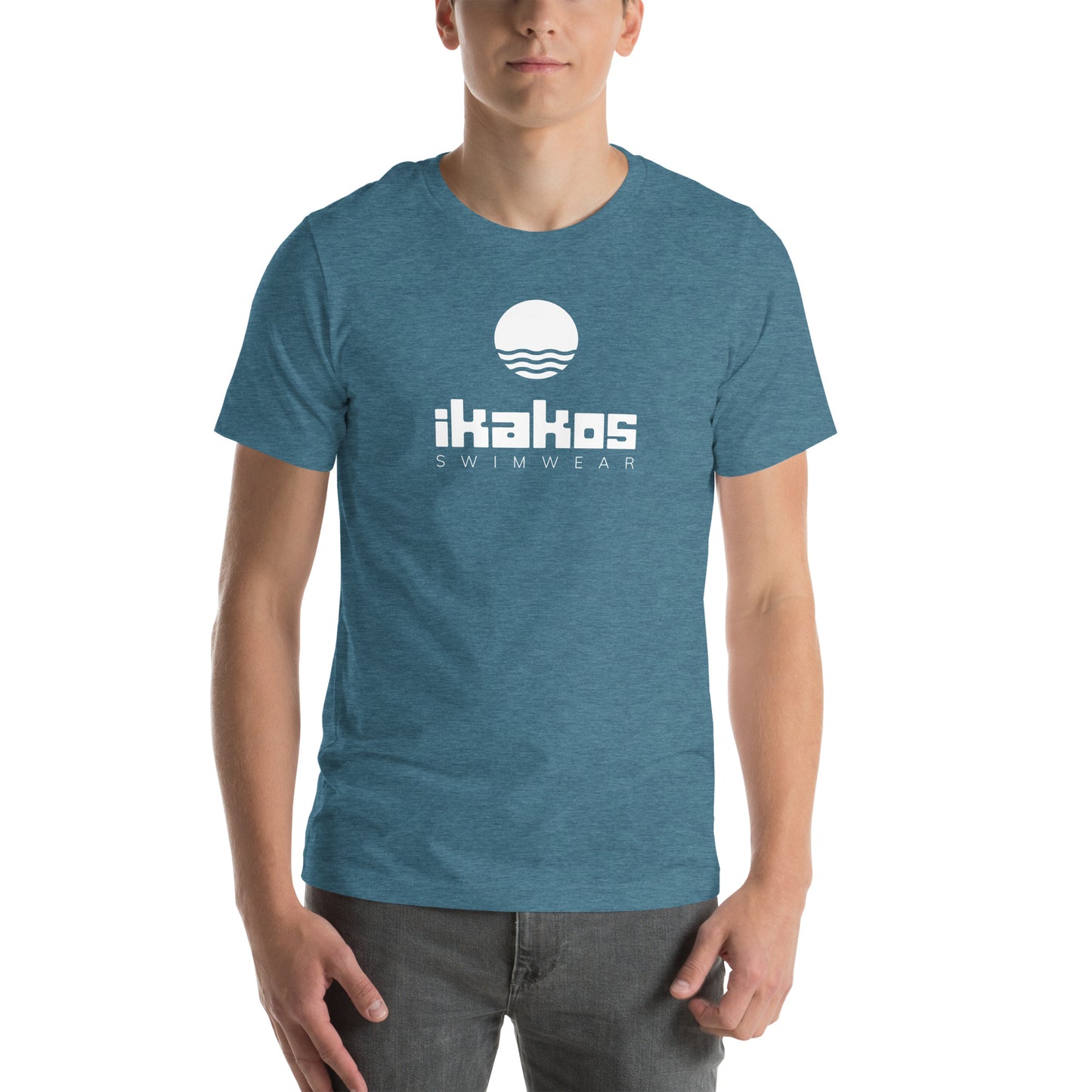IKAKOS WHITE LOGO UNISEX T-SHIRT