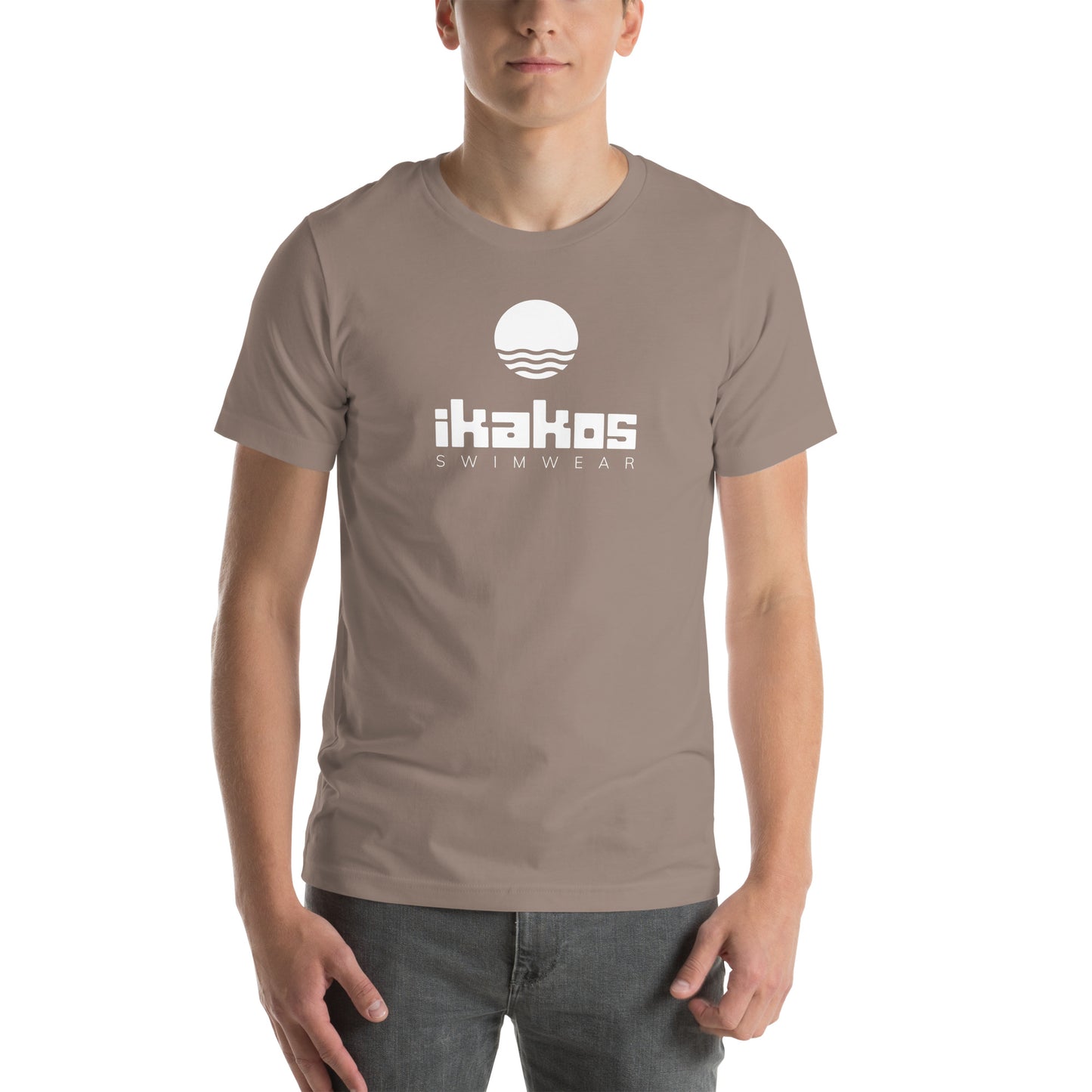 IKAKOS WHITE LOGO UNISEX T-SHIRT