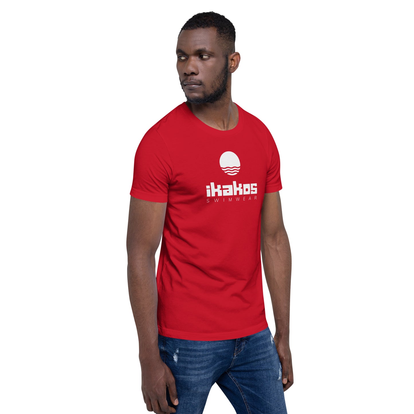 IKAKOS WHITE LOGO UNISEX T-SHIRT