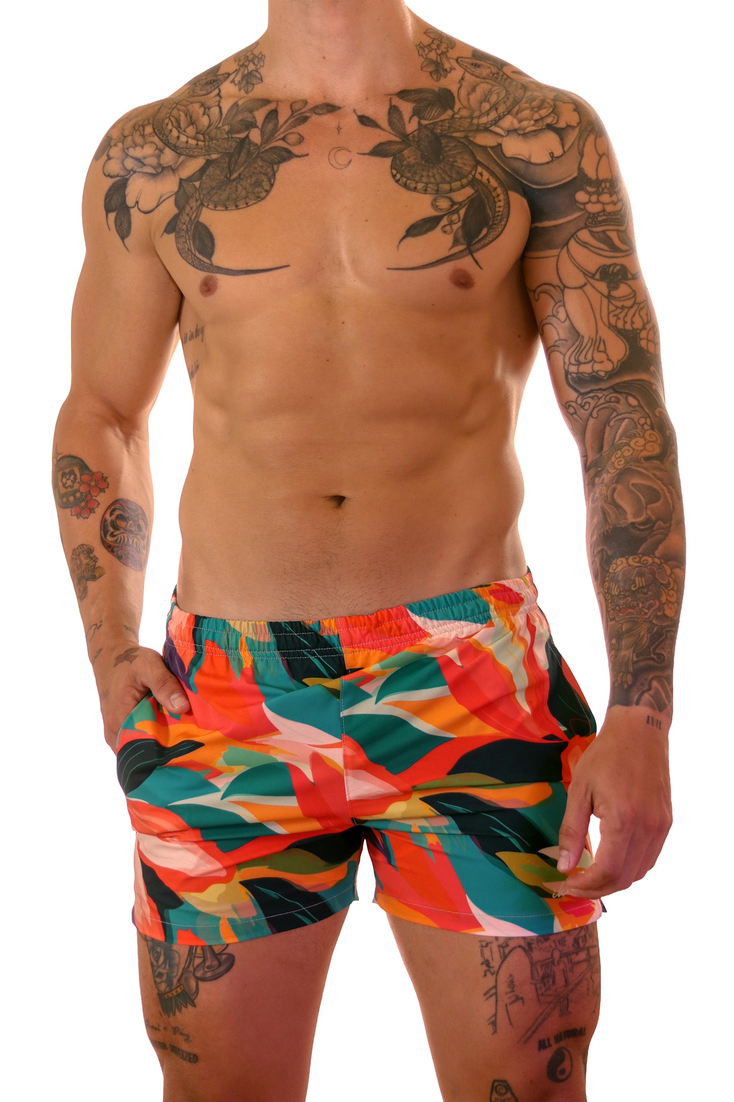 FLORA SWIM SHORT