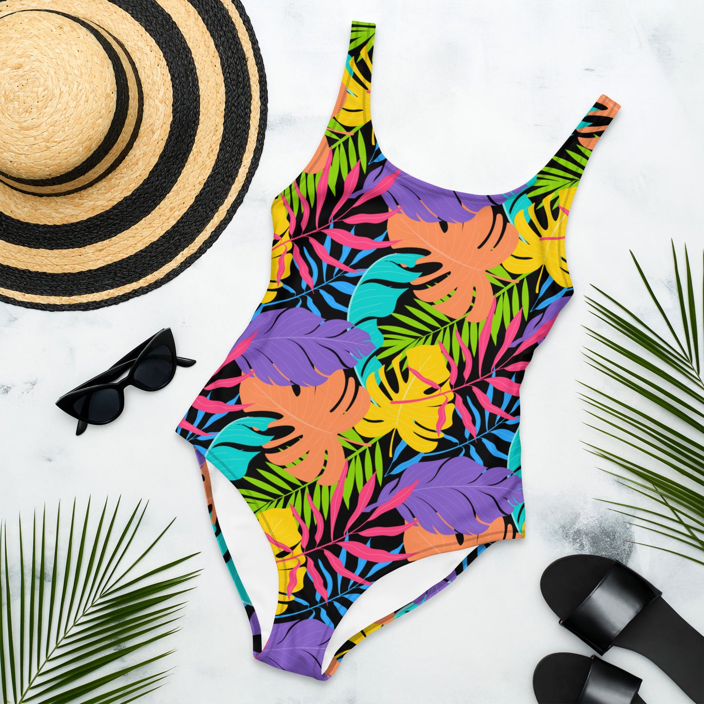 JUNGLY ONE-PIECE SWIMSUIT
