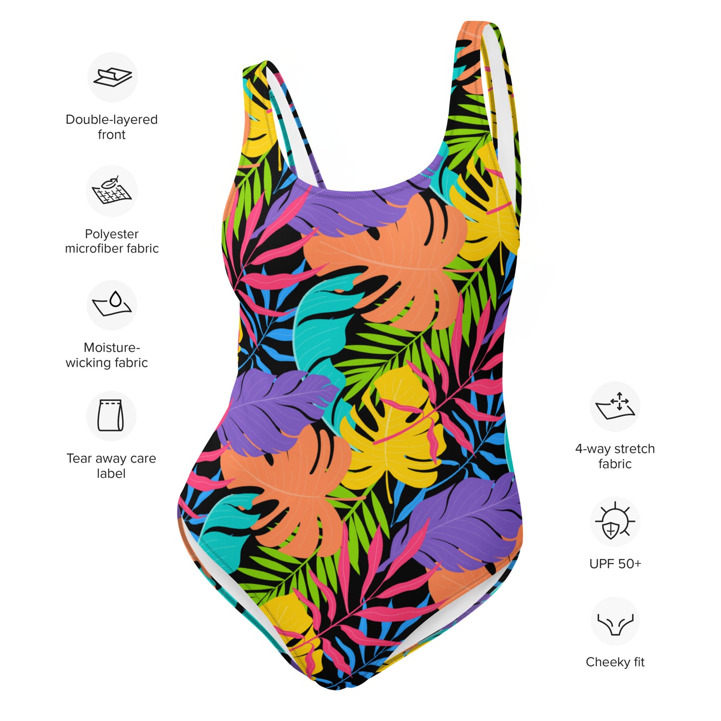 JUNGLY ONE-PIECE SWIMSUIT