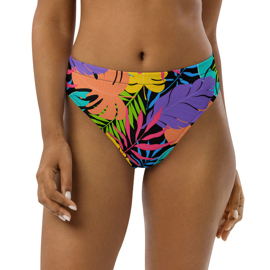 JUNGLY RECYCLED HIGH-WAISTED BIKINI BOTTOM