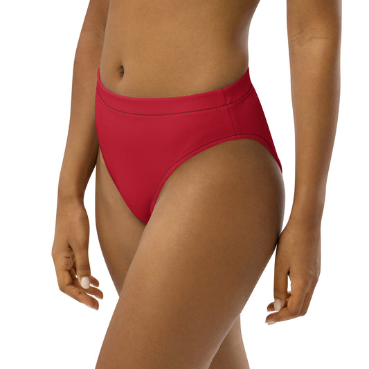 ROSSO RECYCLED HIGH-WAISTED BIKINI BOTTOM