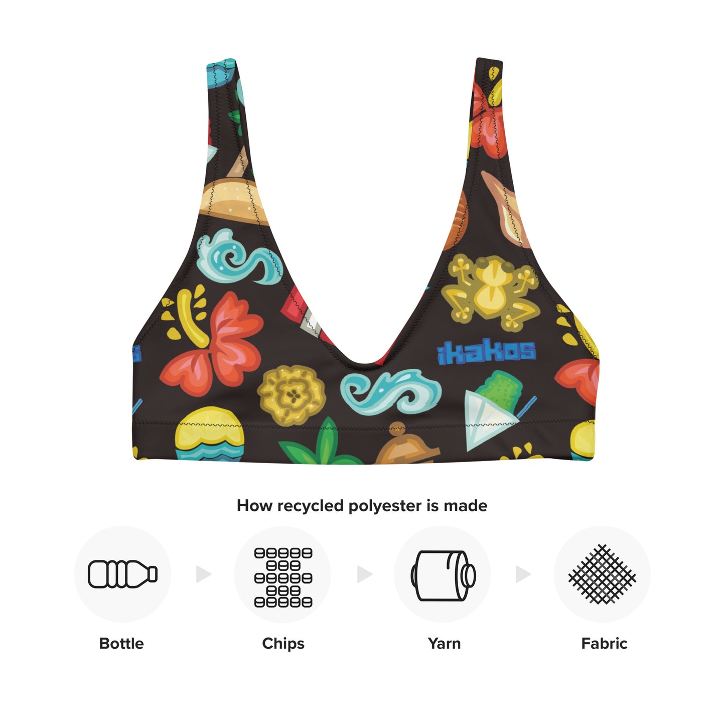 BORI RECYCLED PADDED BIKINI TOP