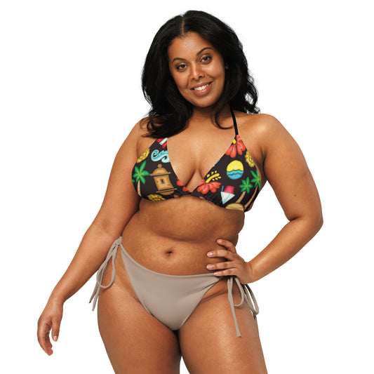 BORI RECYCLED STRING BIKINI TOP