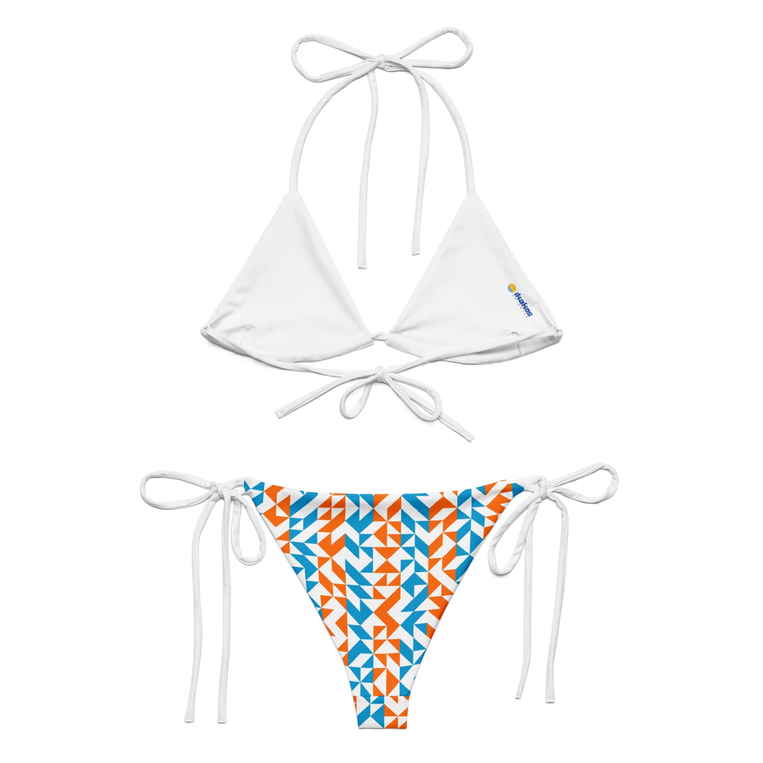 GEO RECYCLED STRING BIKINI – Ikakos Swimwear